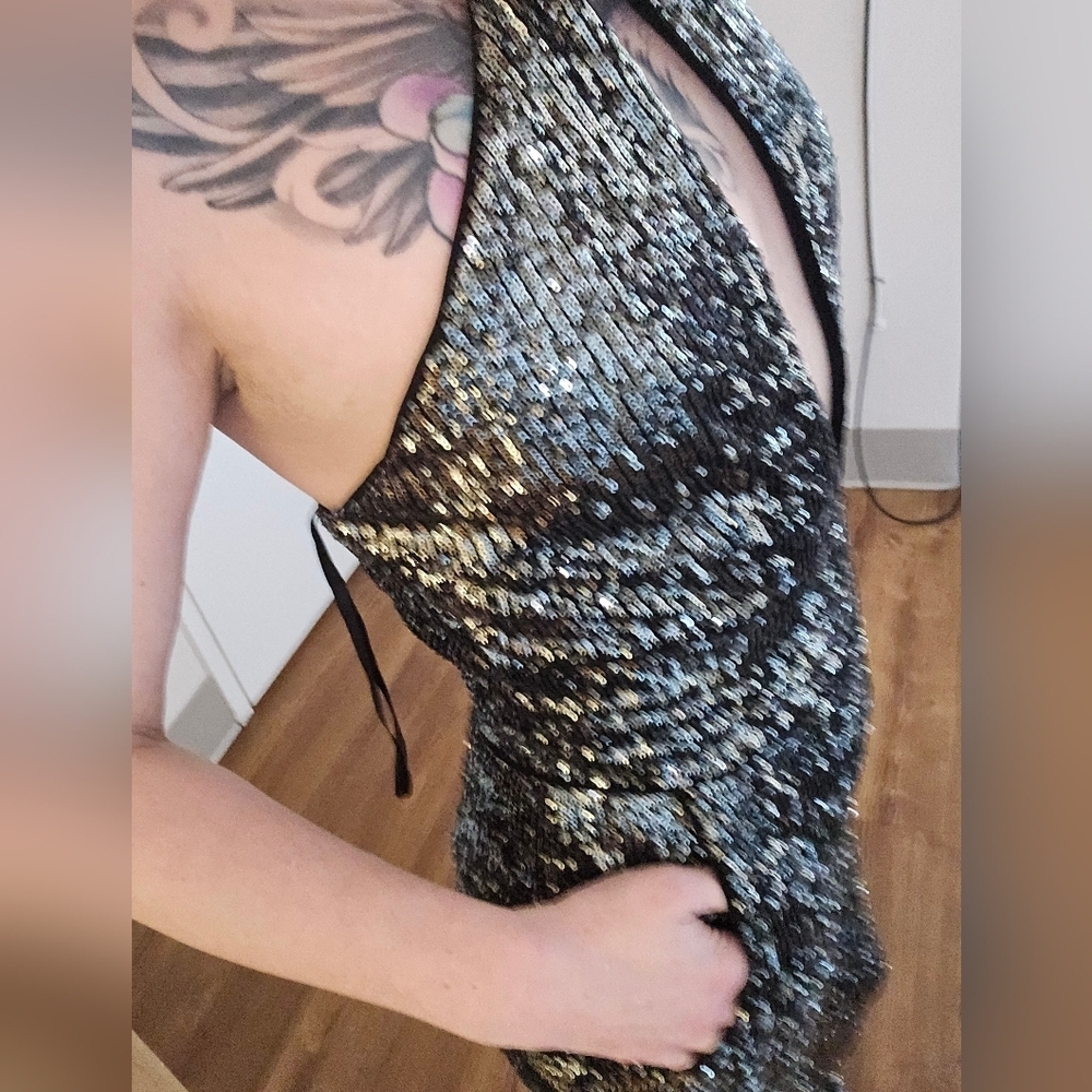 Maeve Rhinestone Halter Jumpsuit - Picture 8 of 11